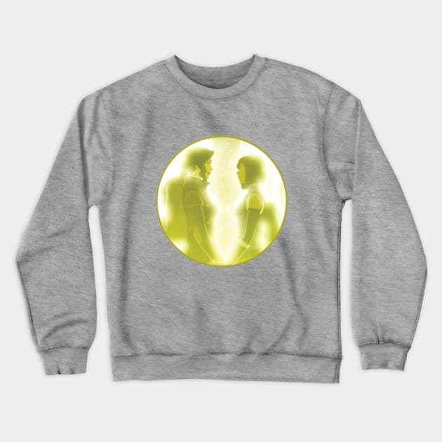 The Legend of Korra - Korra and Asami Crewneck Sweatshirt by AquaDuelist